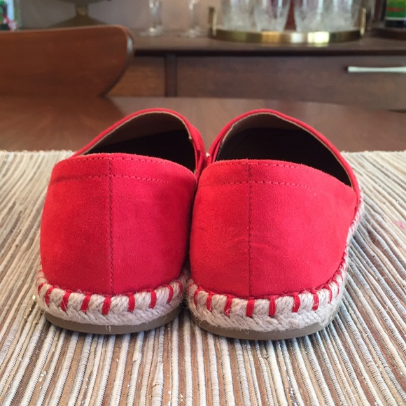 Andi Red Slip On Summer Espadrilles - Picture 4 of 8
